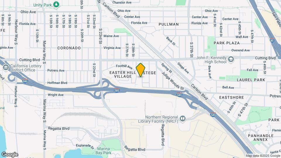 645-647 S 29th St Map and Location Details