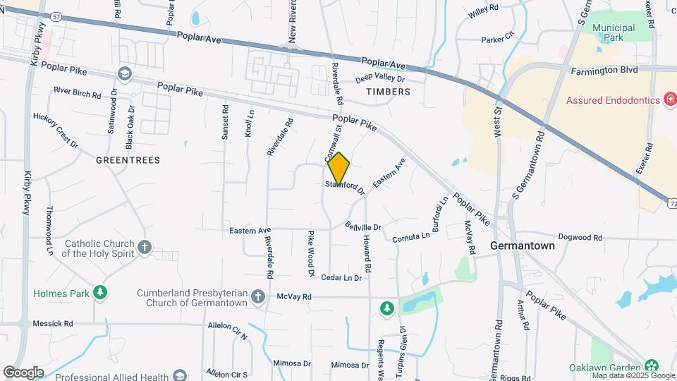 7253 Stamford Dr Mapa y Detalles de la Ubicación