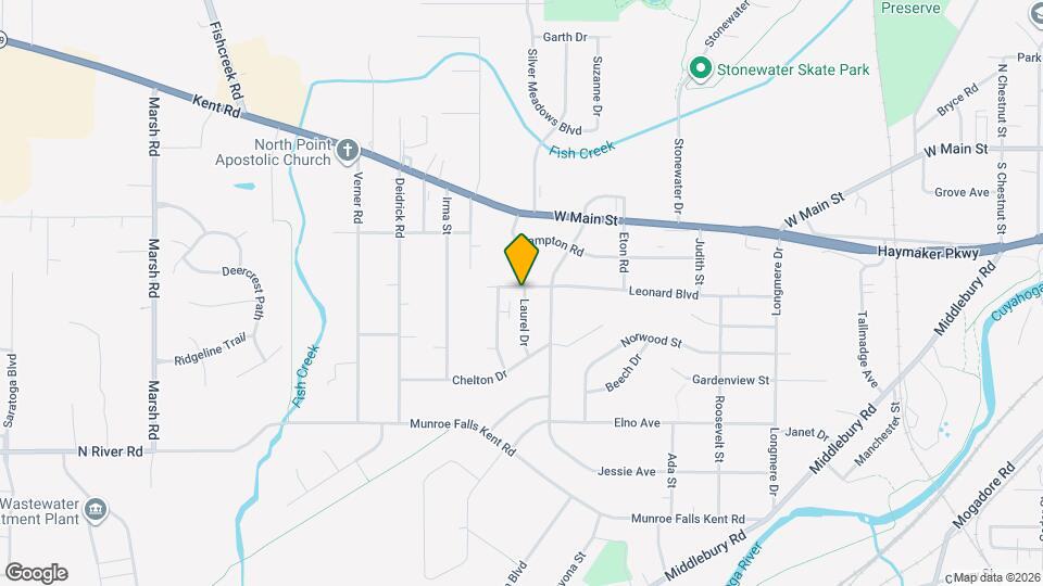 460 Laurel Dr Map and Location Details