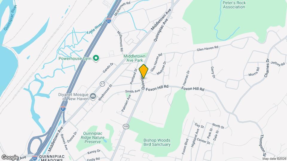 1699 Quinnipiac Ave Map and Location Details