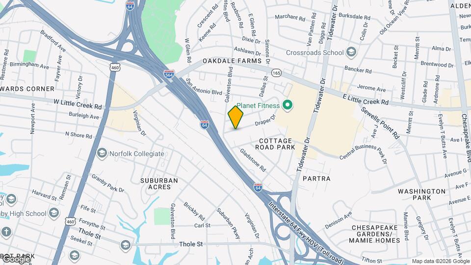 409 Draper Dr Mapa y Detalles de la Ubicación