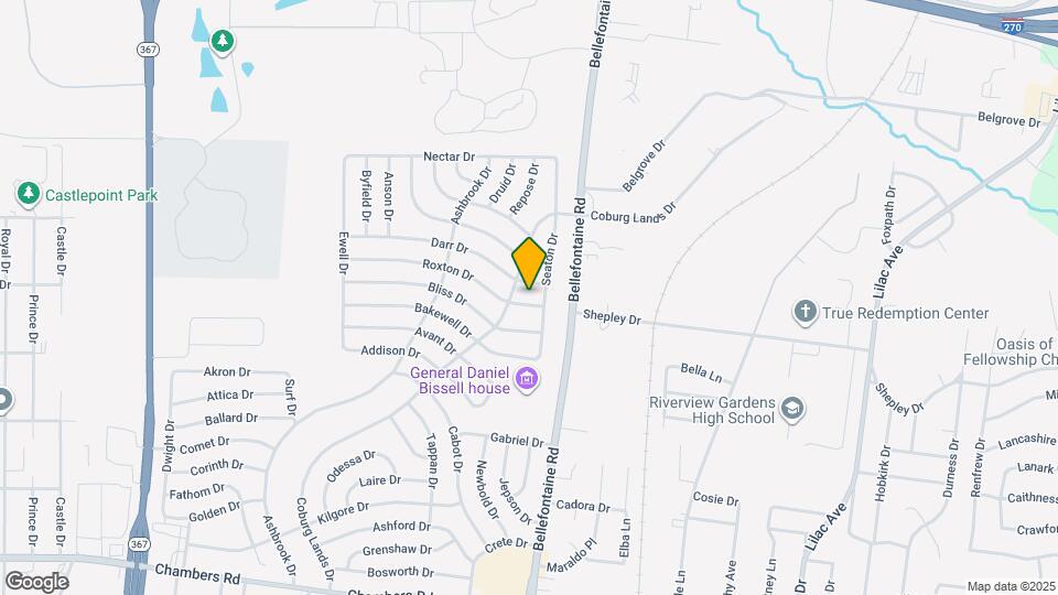 1009 Roxton Dr Map and Location Details