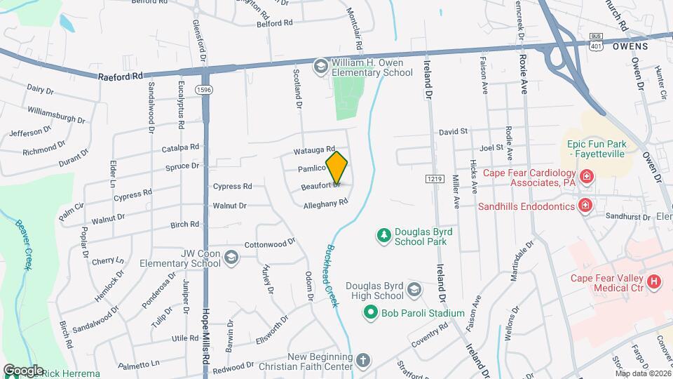 4705 Beaufort Dr Map and Location Details