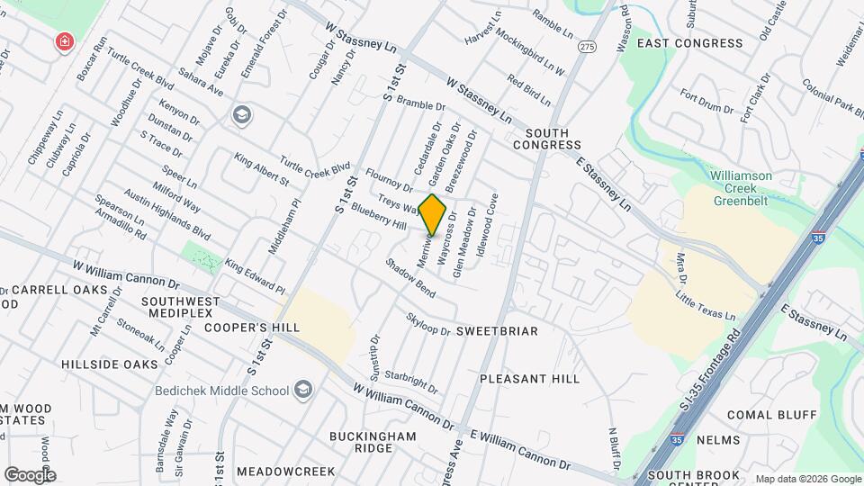 6109 Merriwood Dr Map and Location Details