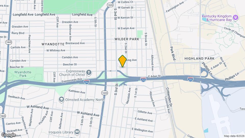 218 W Florence Ave Mapa y Detalles de la Ubicación