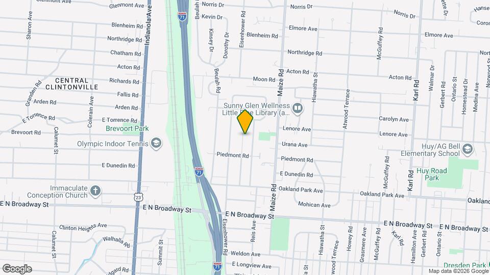 3470 Kimberly Ave Map and Location Details