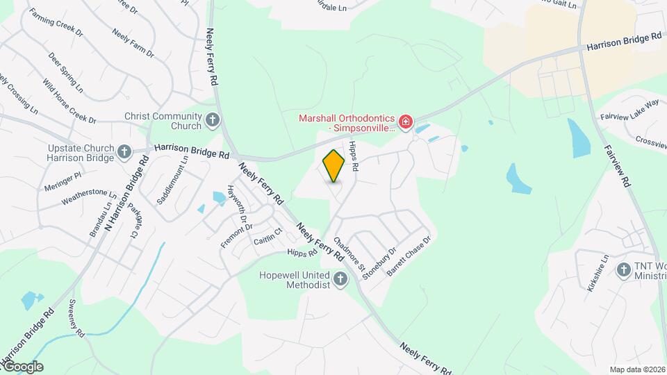 212 Hipps Crossing Dr Map and Location Details