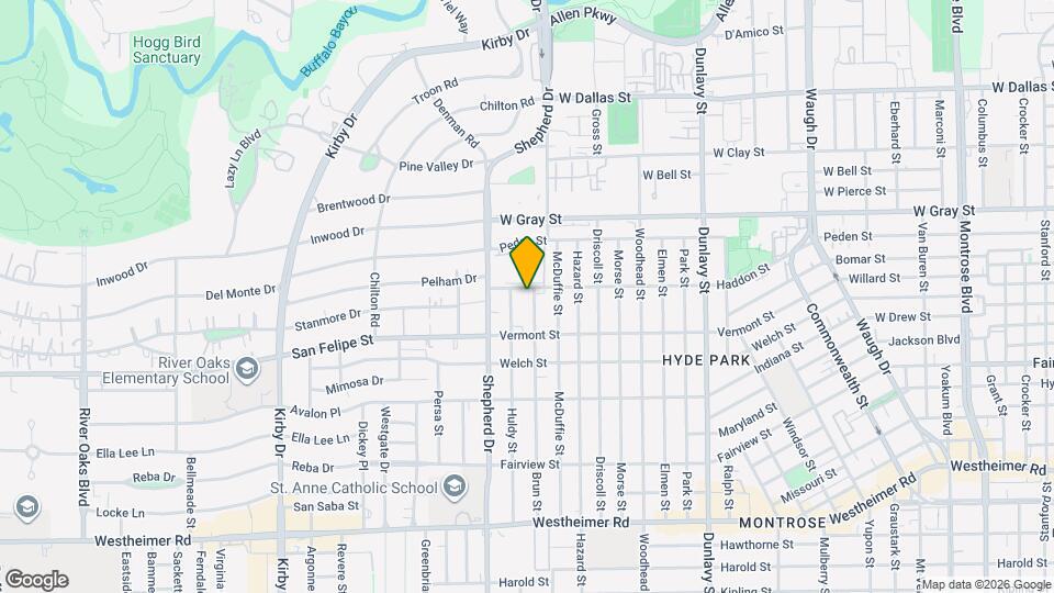 1710 Brun St Map and Location Details