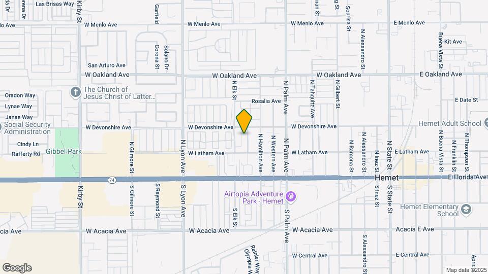 269 N Valley View Dr Map and Location Details