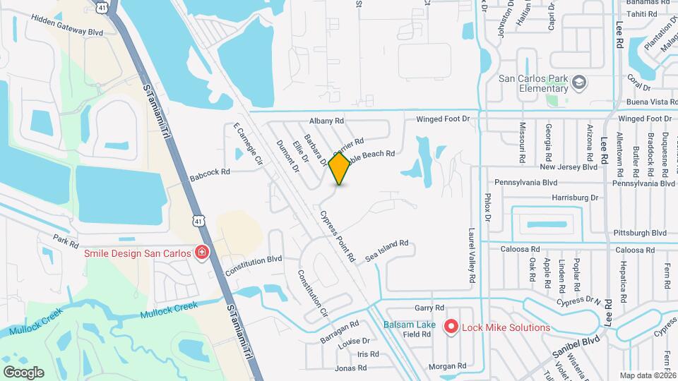 7296 Pebble Beach Rd Map and Location Details