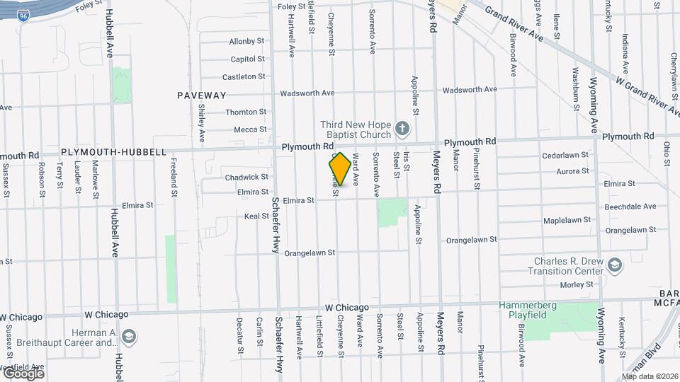 11318 Cheyenne St Map and Location Details