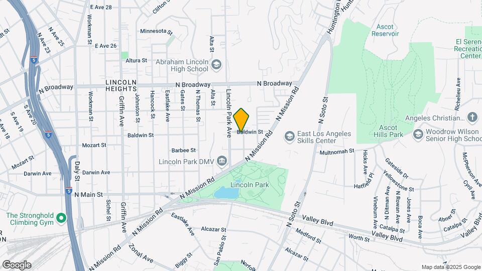 2133 Keith St Map and Location Details