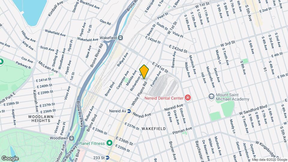 4563-4567 White Plains Rd Map and Location Details