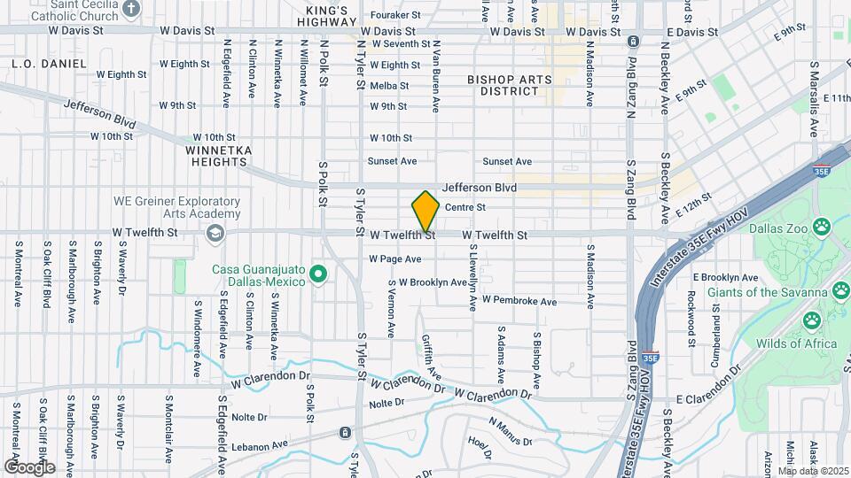 710 W Twelfth St Map and Location Details