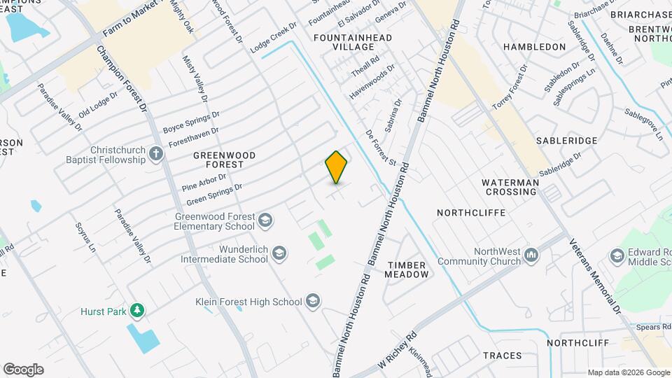 12023 Greenwood-Forest Dr Map and Location Details