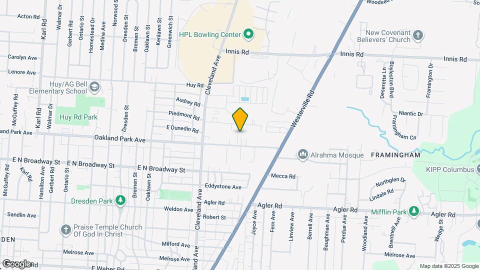 1946 Oakland Park Ave Map and Location Details