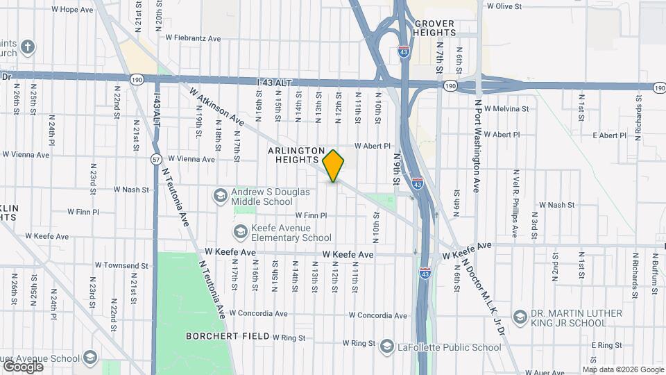 3657 N 12th St Mapa y Detalles de la Ubicación