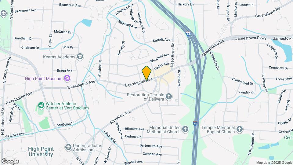 2506 E Lexington Ave Map and Location Details