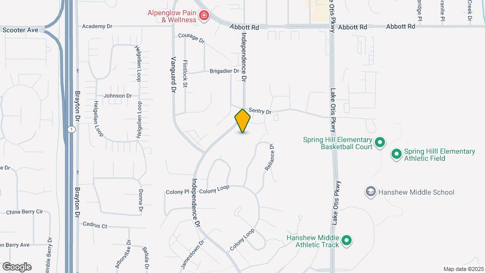 9715 Independence Dr Map and Location Details