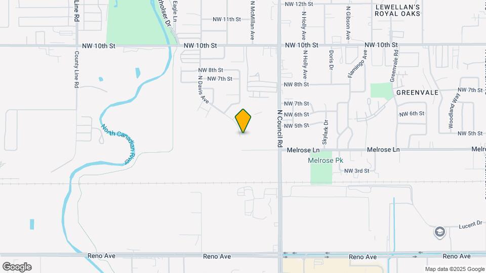 500 N Davis Ave Map and Location Details