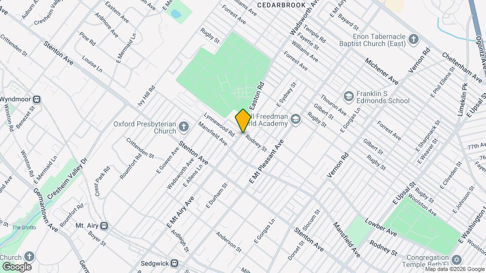 8258 Rodney St, Unit 1st Floor Map and Location Details