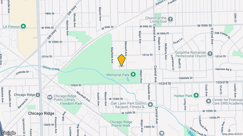 10137 Mansfield Ave Map and Location Details