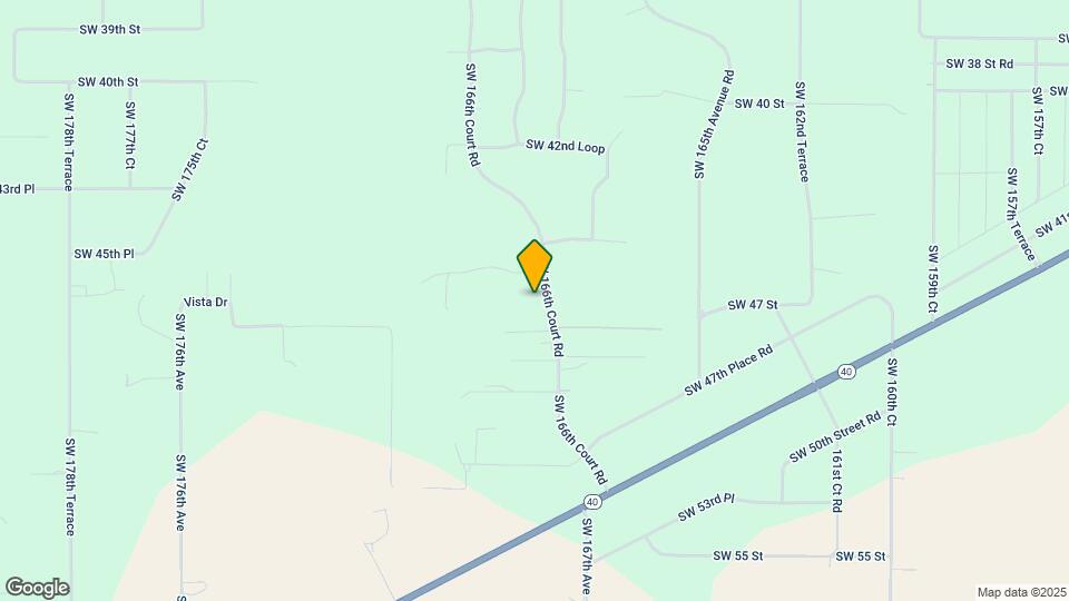 4660 SW 166th Court Rd Map and Location Details