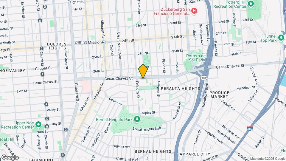3159 Army St Mapa y Detalles de la Ubicación