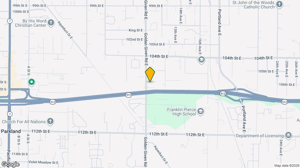 1106 106th St Ct E Map and Location Details