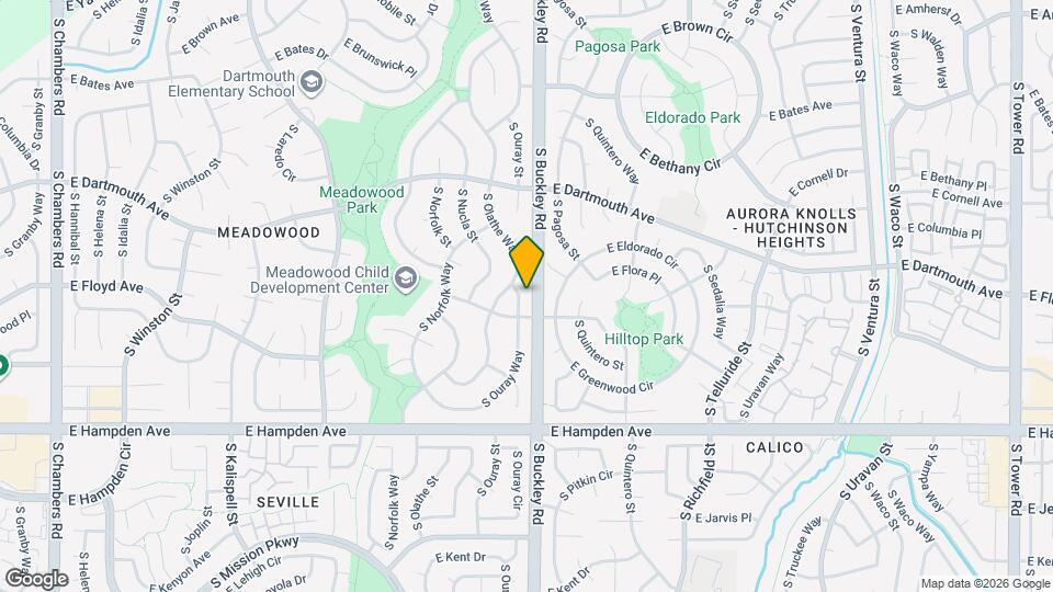 3270 S Ouray Way Map and Location Details