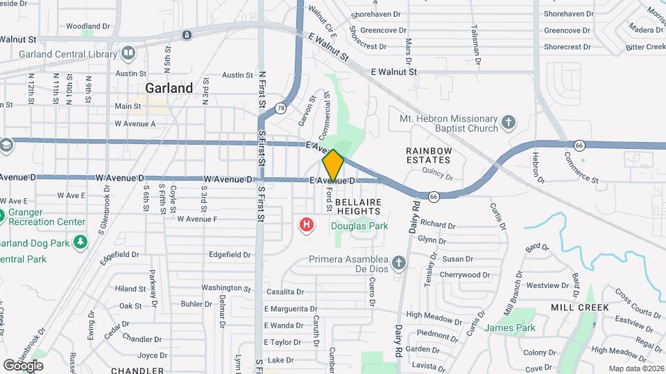 508 Ford St Map and Location Details