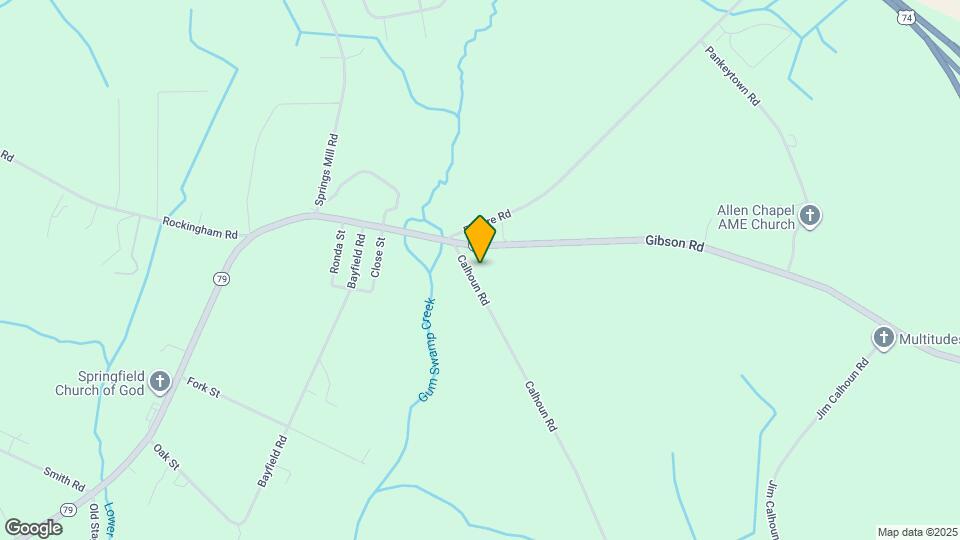 15521 Calhoun Road Mapa y Detalles de la Ubicación