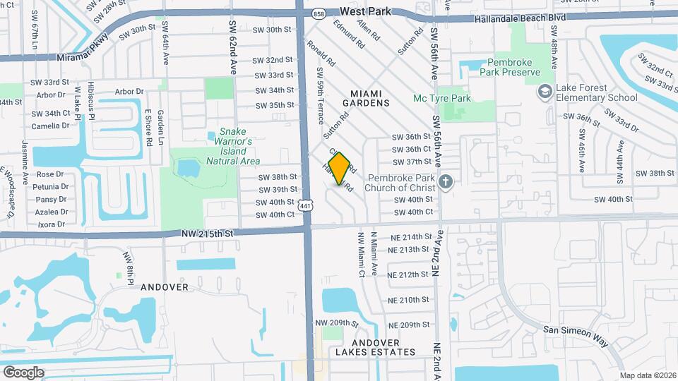 3951 SW 59th Ave Map and Location Details