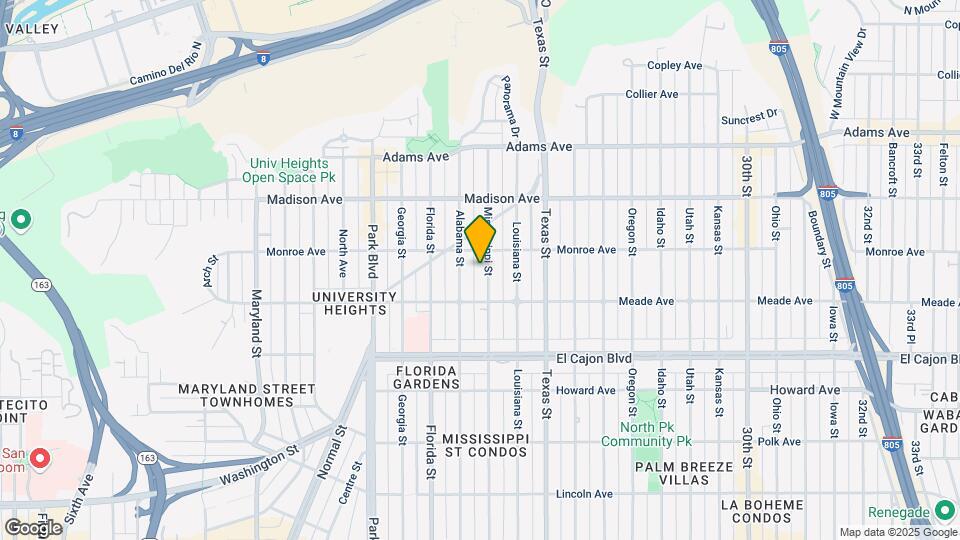 4460 Mississippi St Map and Location Details
