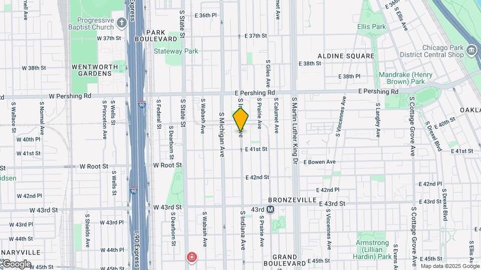4054 S Indiana Ave Map and Location Details