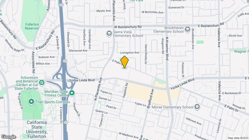 3160 E Palm Dr Map and Location Details