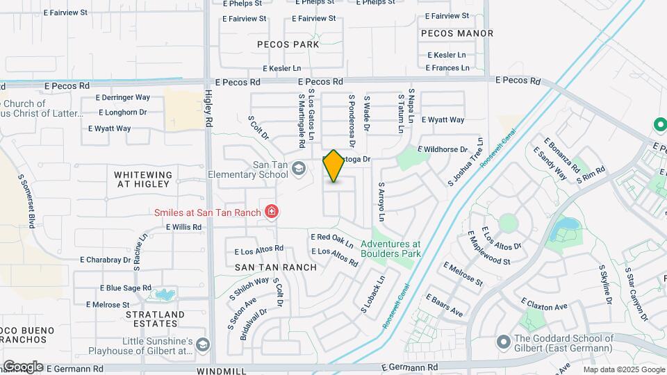 3548 E Waterman St Map and Location Details