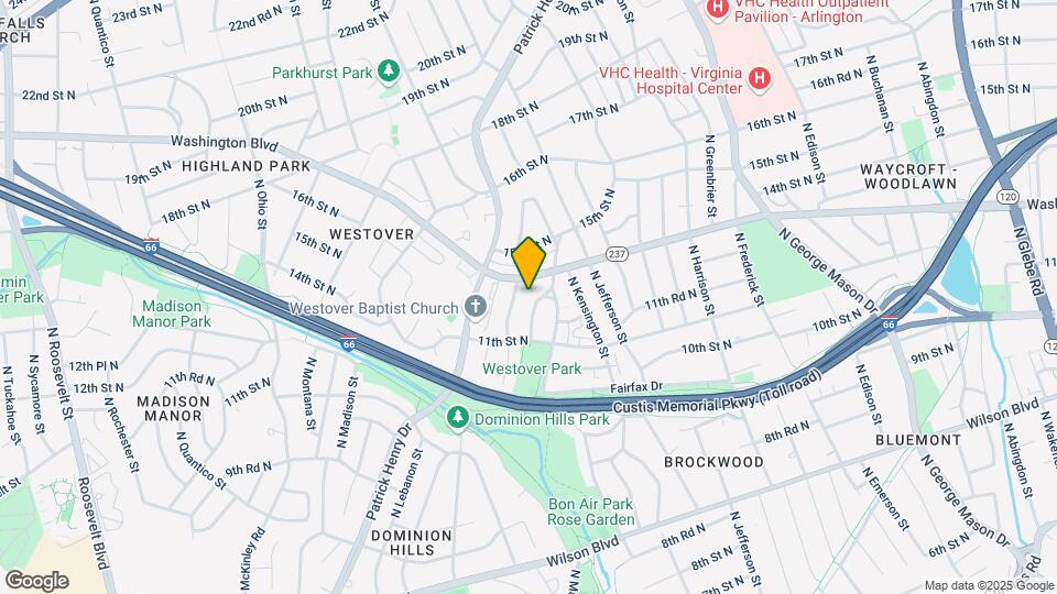 1200 Kenilworth St Mapa y Detalles de la Ubicación