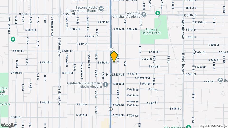 6301 Pacific Ave Mapa y Detalles de la Ubicación