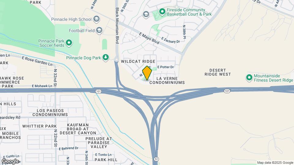 3829 E Irma Ln Map and Location Details