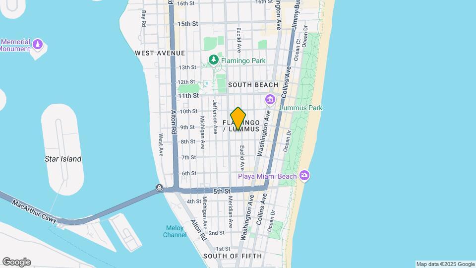 820 Euclid Ave Mapa y Detalles de la Ubicación