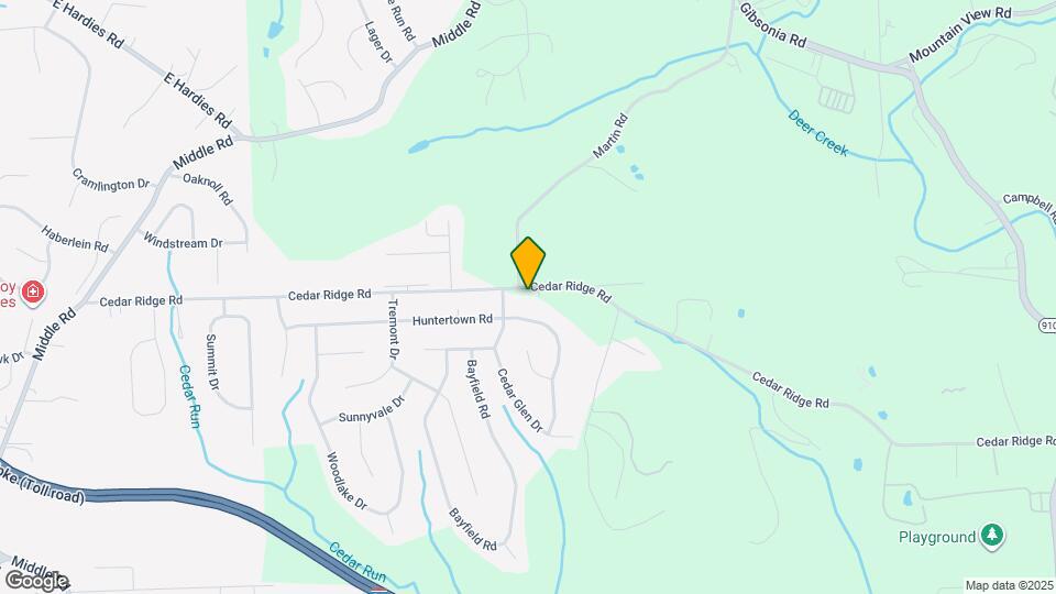 3561 Cedar Ridge Rd Map and Location Details