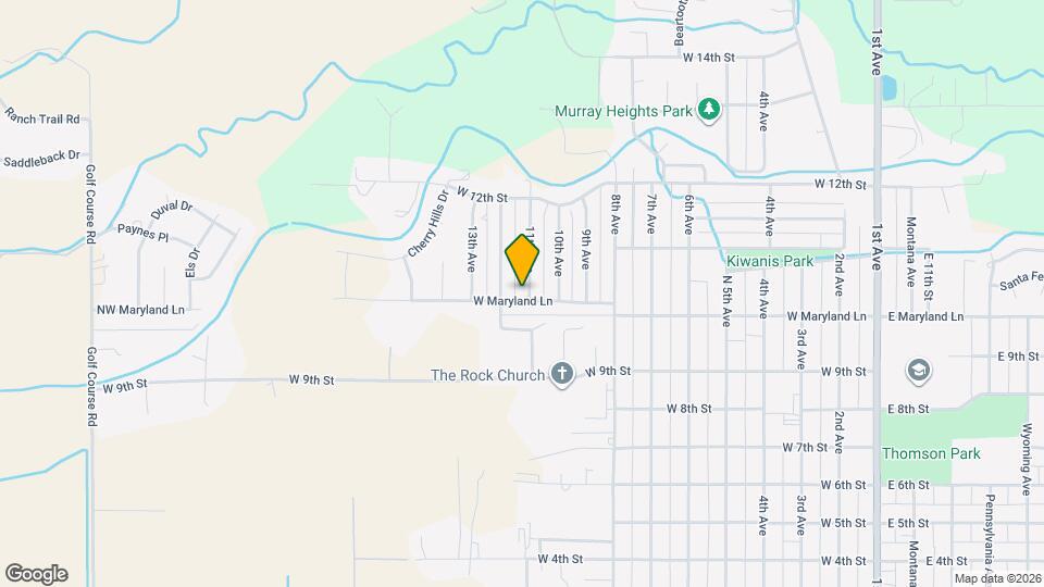 1105 W Maryland Ln Map and Location Details