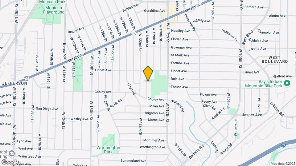 3593 W 120th St-Unit -2/UP Map and Location Details