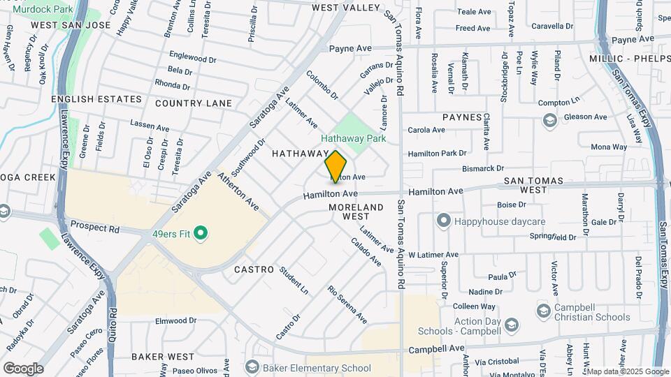 4455 Hamilton Ave Map and Location Details