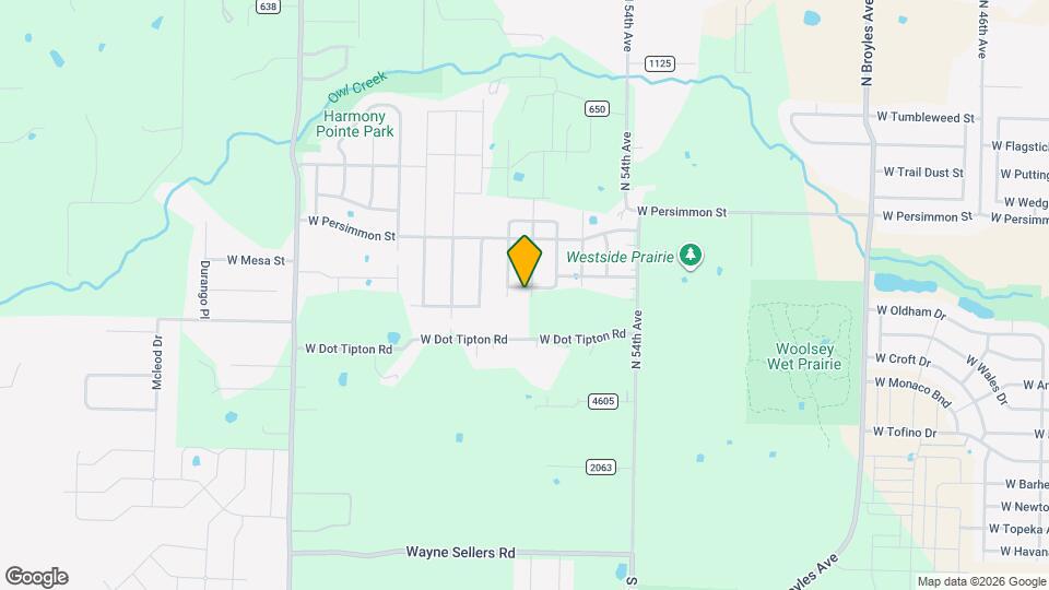 5803 W Poison Springs Dr Map and Location Details