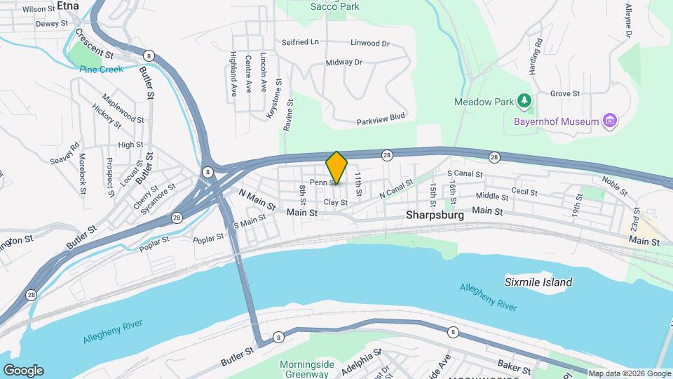 224 10th St Map and Location Details