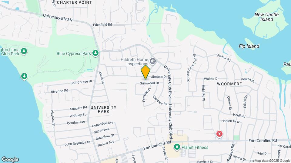 5907 Gumwood Dr Map and Location Details