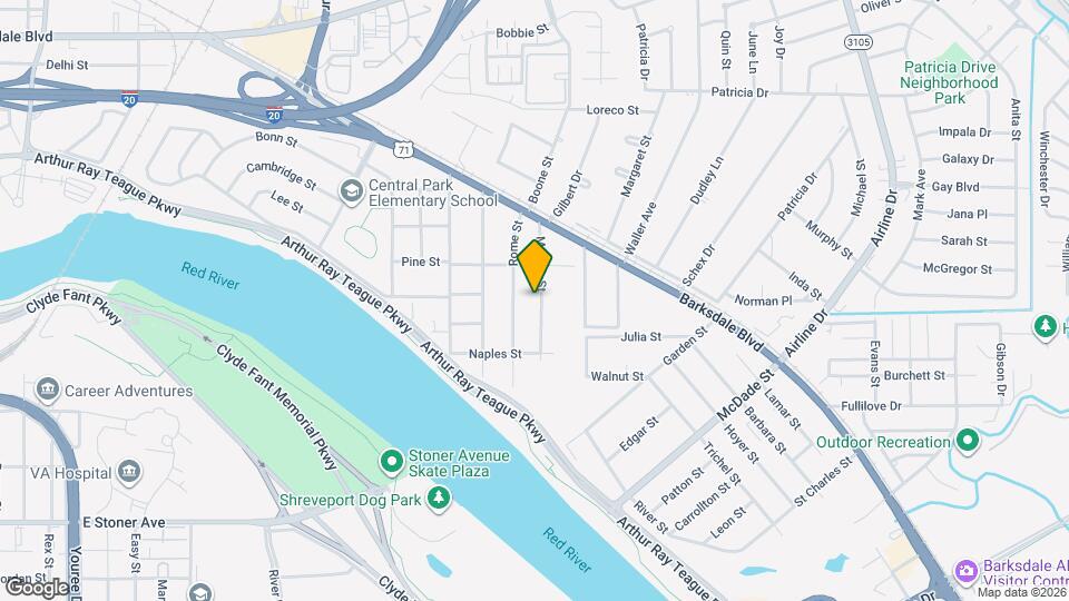 837 Modica St Map and Location Details