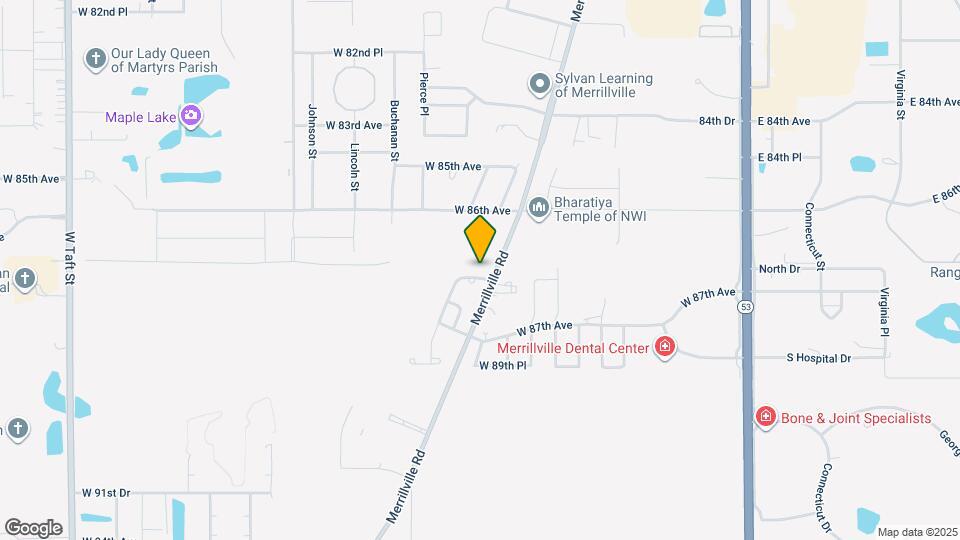 1140 W 86th Pl Map and Location Details